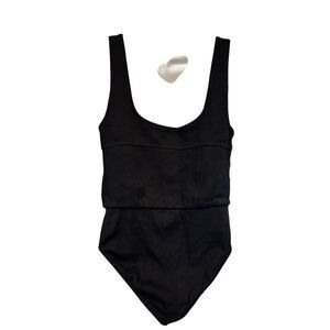 Victor Glemaud Tank Bodysuit in Black NWT Size Medium